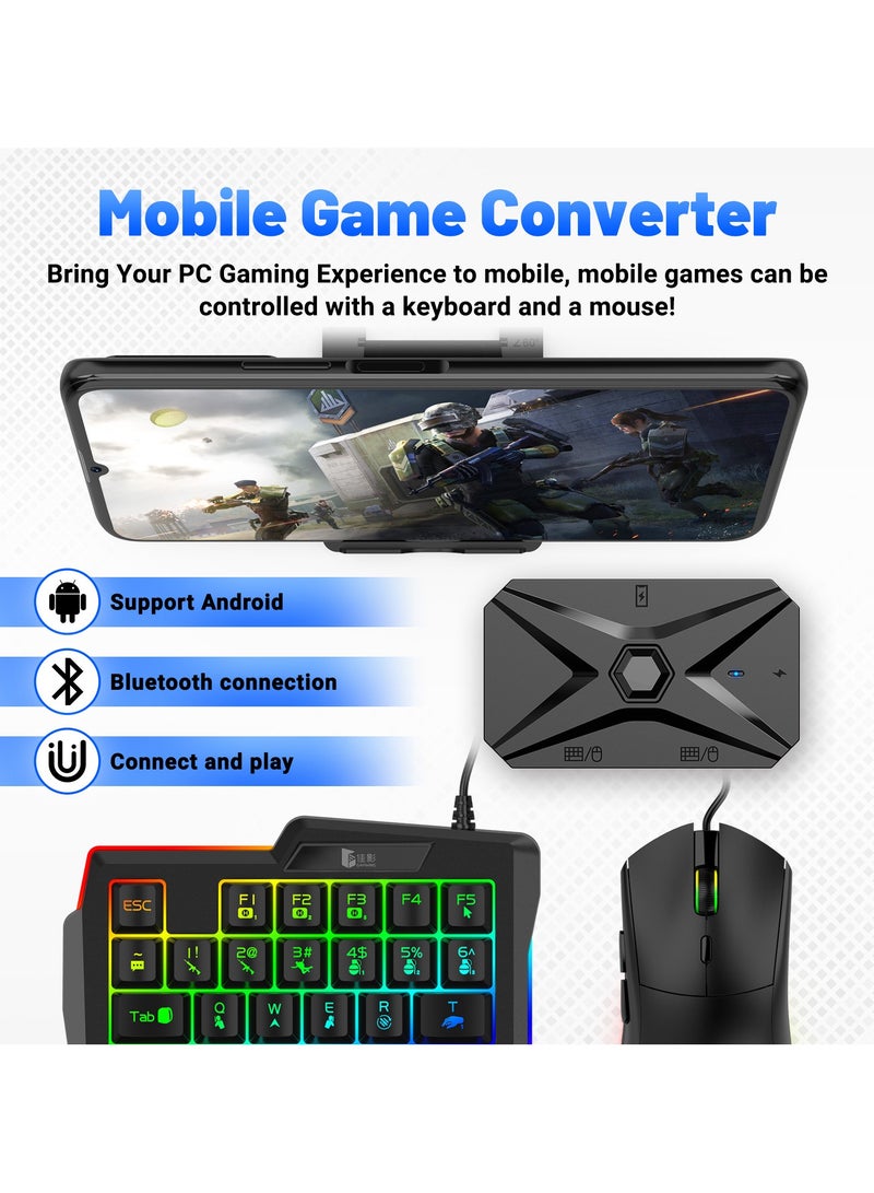 Gamwing مجموعة ألعاب كلاسيكية محول ماوس وكيبورد Gamwing M1 Pro+ حزمة ألعاب موبايل اتصال لاسلكي - Image 2